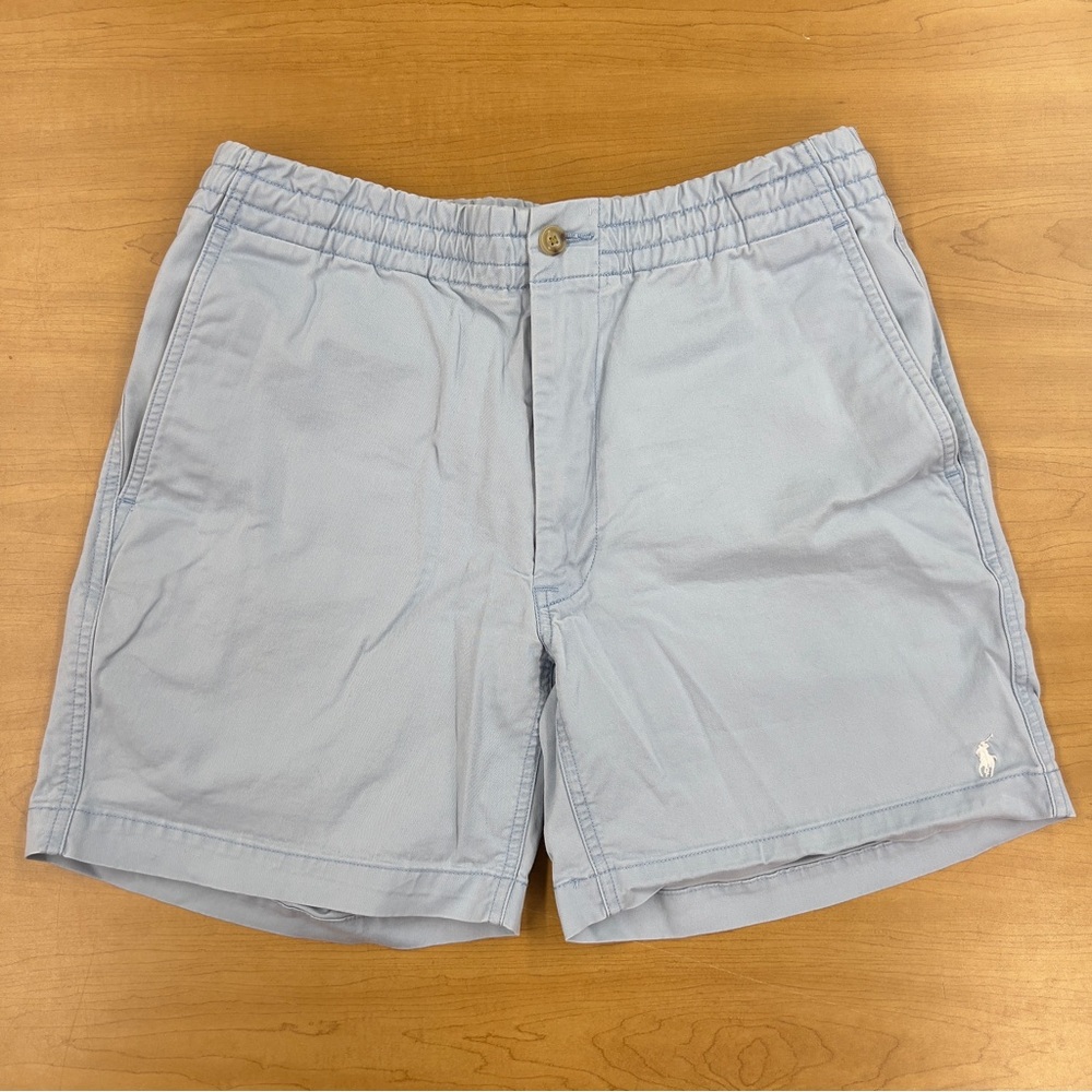 Polo by Ralph Lauren Light Blue Flat Front Shorts